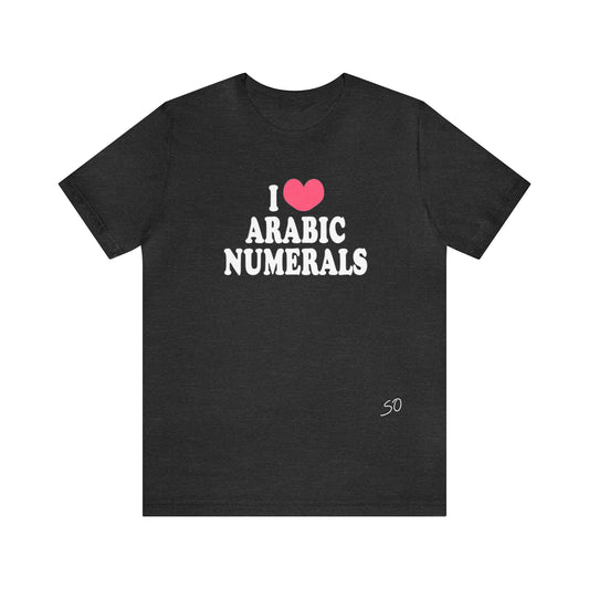 I Love Arabic Numerals